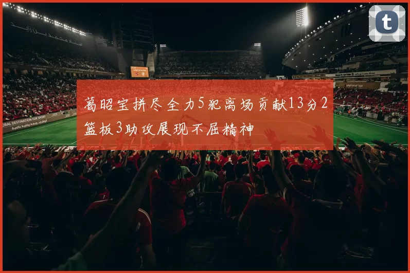 葛昭宝拼尽全力5犯离场贡献13分2篮板3助攻展现不屈精神